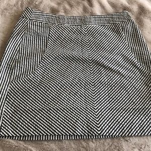 striped skirt